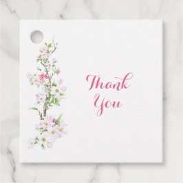 Aangepaste Apple Blossom Bruid Dankjewel Bedankjes Labels