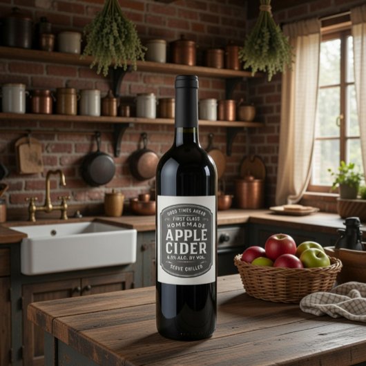 Aangepaste  Apple Cider Label Sticker