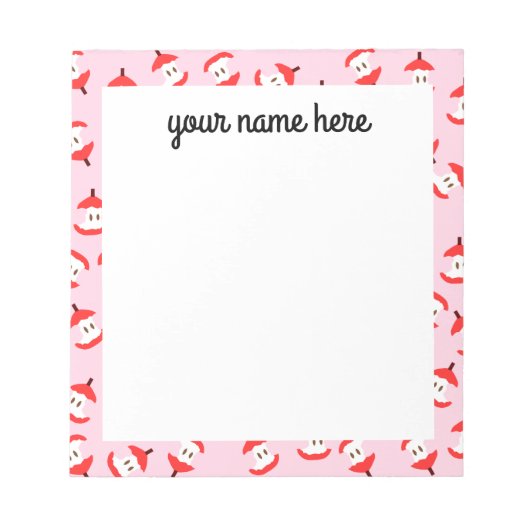 Aangepaste Apple Core-laptop Notitieblok (Voorkant)