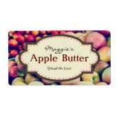 Aangepaste Apple-labels voor bakken Etiket (Voorkant)