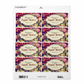 Aangepaste Apple-labels voor bakken Etiket (Full Sheet)