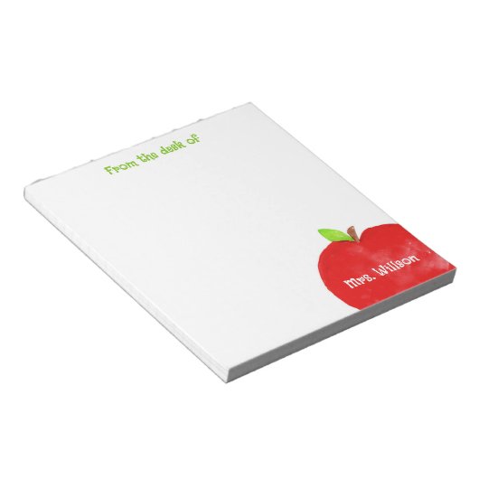 Aangepaste Apple-leerling Kindergarten-laptop Notitieblok (Schuin)
