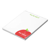 Aangepaste Apple-leerling Kindergarten-laptop Notitieblok (Linkerzijde)