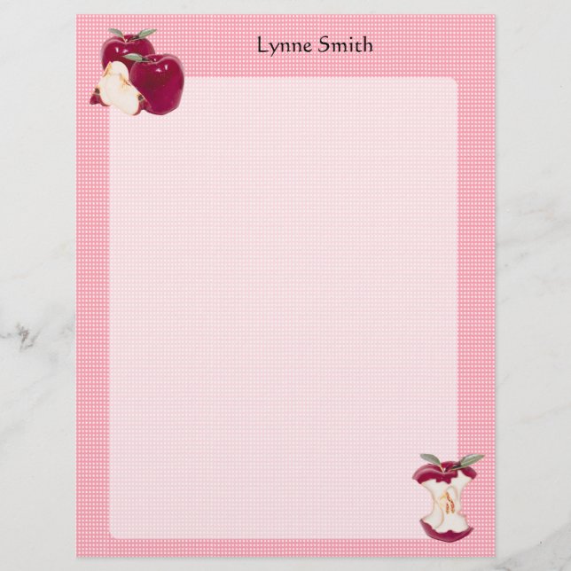 Aangepaste Apple Letterhead (Voorkant)