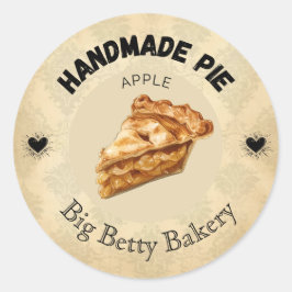 Aangepaste Apple Pie Labels | Gepersonaliseerde Ba