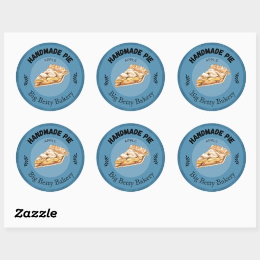 Aangepaste Apple Pie Labels | Gepersonaliseerde Ba (Vel)