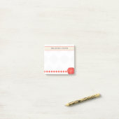Aangepaste Apple Post-it-notities voor leraren Post-it® Notes (Op bureau)