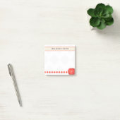 Aangepaste Apple Post-it-notities voor leraren Post-it® Notes (Kantoor)