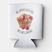 Aangepaste APPRECIATIEappels voor leermachines Blikjeskoeler (Voorkant)