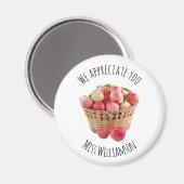 Aangepaste APPRECIATIEappels voor leermachines Magneet (Voorkant / Achterkant)