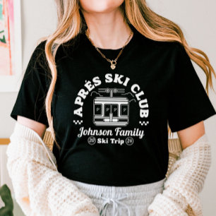 Aangepaste Apres Ski Familie Vrienden Ski Trip Gro T-shirt