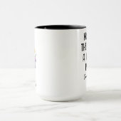 Aangepaste april geboortebloem - Gepersonaliseerde Mok (Midden)