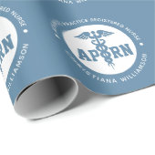 Aangepaste APRN Advanced Practice Registered Nurse Cadeaupapier (Rol Hoek)