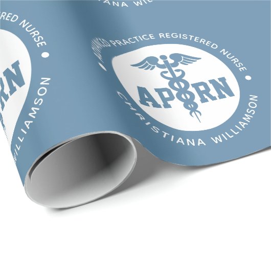 Aangepaste APRN Advanced Practice Registered Nurse Cadeaupapier (Rol Hoek)
