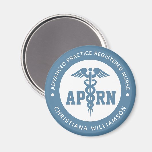 Aangepaste APRN Advanced Practice Registered Nurse Magneet (Voorkant / Achterkant)