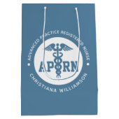 Aangepaste APRN Advanced Practice Registered Nurse Medium Cadeauzakje (Achterkant)