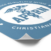 Aangepaste APRN Advanced Practice Registered Nurse Poster (Hoek)