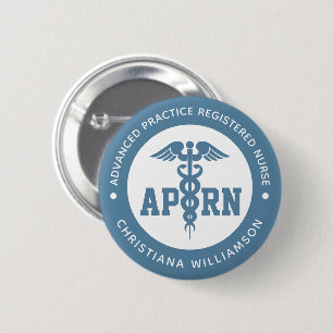 Aangepaste APRN Advanced Practice Registered Nurse Ronde Button 5,7 Cm