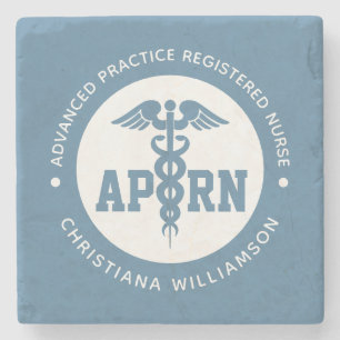 Aangepaste APRN Advanced Practice Registered Nurse Stenen Onderzetter