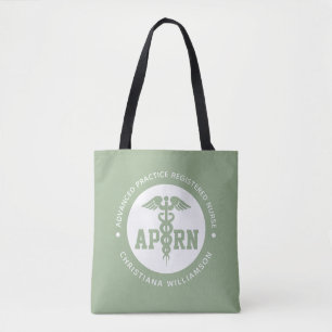 Aangepaste APRN Advanced Practice Registered Nurse Tote Bag