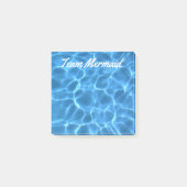 Aangepaste Aqua Blue-zwempool Post-it® Notes (Voorkant)