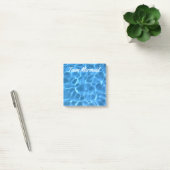 Aangepaste Aqua Blue-zwempool Post-it® Notes (Kantoor)