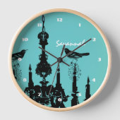 Aangepaste Aqua LOVE-vogelhandelaar Elke kleur (Voorkant)