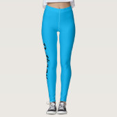 Aangepaste Aqua XS (0-2) tot XL (16) Leggings (Voorkant)