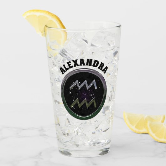 Aangepaste Aquarius Glas (Voorkant ijs)