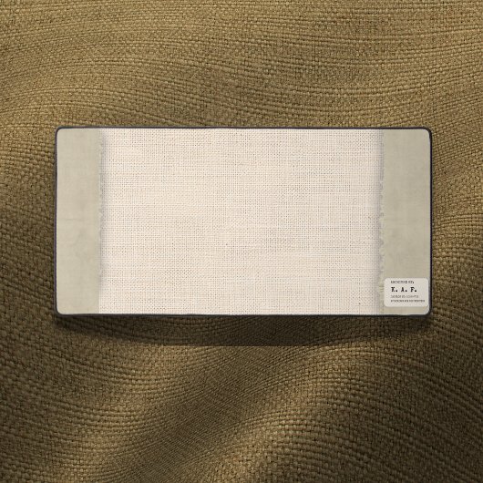 Aangepaste Archivaris Linnen Textuur Specimen Seri Bureaumat