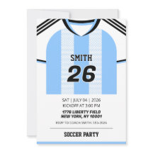 Aangepaste Argentijnse voetbalshirt verjaardagsuit