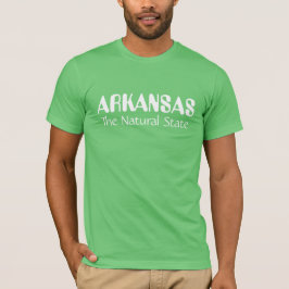 aangepaste ARKANSAS-tekstkleding T-shirt