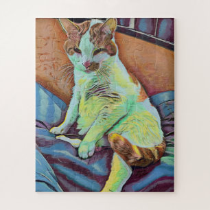 Aangepaste Art Cat Puzzle Legpuzzel