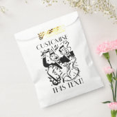 Aangepaste Art Deco Cocktailparty Bedankzakje (Gezegeld)