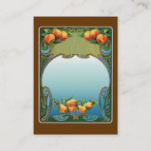 Aangepaste Art Deco Designer Visitekaartje (Achterkant)