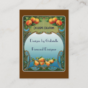 Aangepaste Art Deco Designer Visitekaartje