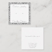 Aangepaste Art Deco-Lijst voor Kaarten voor beelds Contactkaartje (Voorkant / Achterkant)