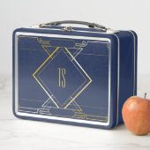Aangepaste art Deco Lunch Box / Storage Box (In situ)