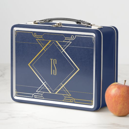 Aangepaste art Deco Lunch Box / Storage Box (In situ)