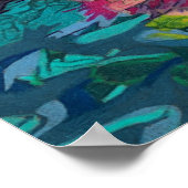 Aangepaste Art Duck-afdrukken Poster (Hoek)