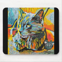 Aangepaste art kat en Muismat