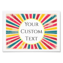 Aangepaste Art Print Foto Afdruk