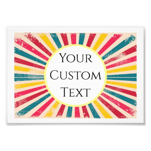 Aangepaste Art Print Foto Afdruk (Voorkant)