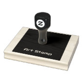Aangepaste Art-Stamp Vierkante rand Logo Afgedrukt Rubberstempel (Stempel)