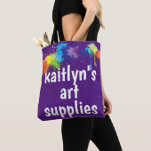 Aangepaste Art Supply Tote Bag (Dichtbij)