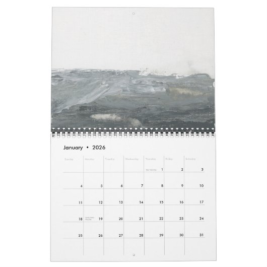 Aangepaste artiestenkalender kalender (Jan 2026)