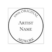 Aangepaste artiestennaam stempel (Afrduk)