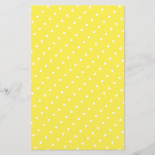 Aangepaste artikelen met witte Stippen Briefpapier (Voorkant)