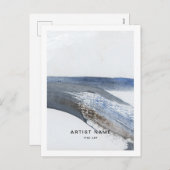 Aangepaste Artist Briefkaart Sjabloon (Voorkant / Achterkant)