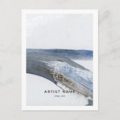 Aangepaste Artist Briefkaart Sjabloon (Voorkant)